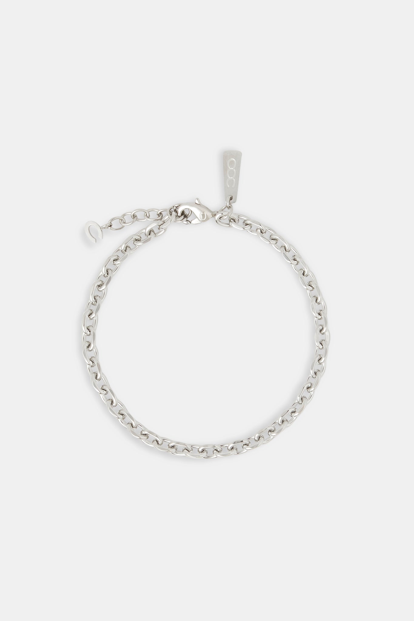 Poliertes Rolo-Gliederarmband – 5 mm